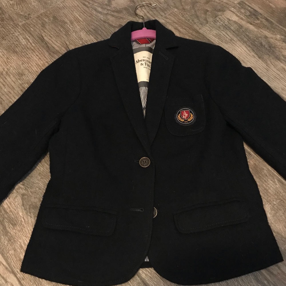 Navy blue Abercrombie blazer Size XS